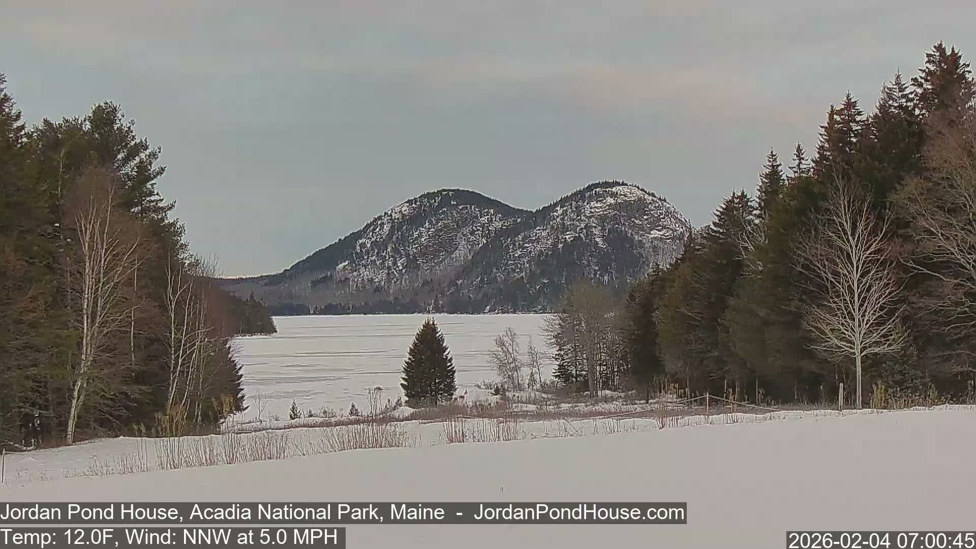Acadia National Park, Jordan Pond Lake Live Cam - Seal Harbor, Hancock,  Maine, USA