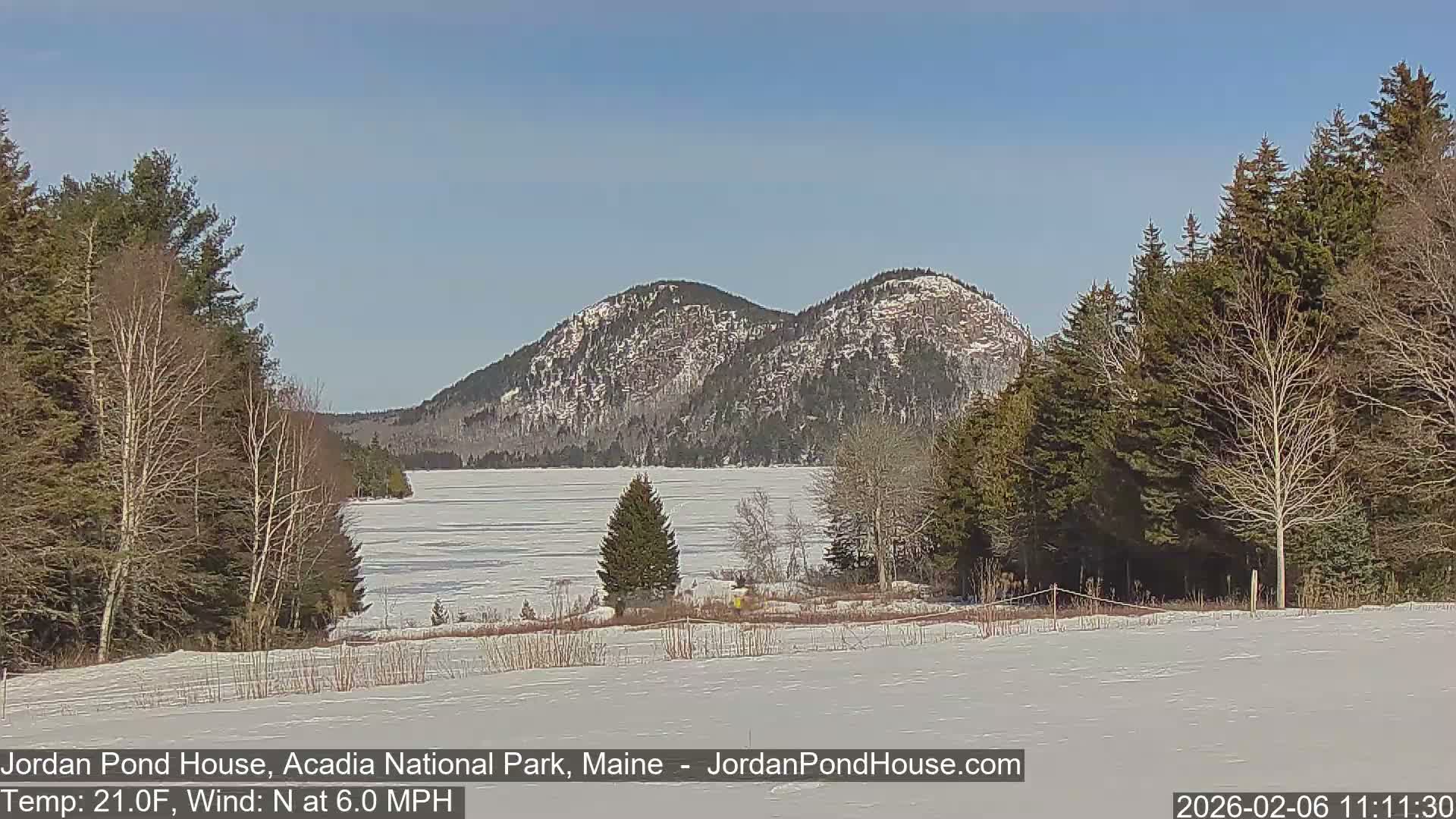 Acadia National Park, Jordan Pond Lake Live Cam - Seal Harbor, Hancock,  Maine, USA