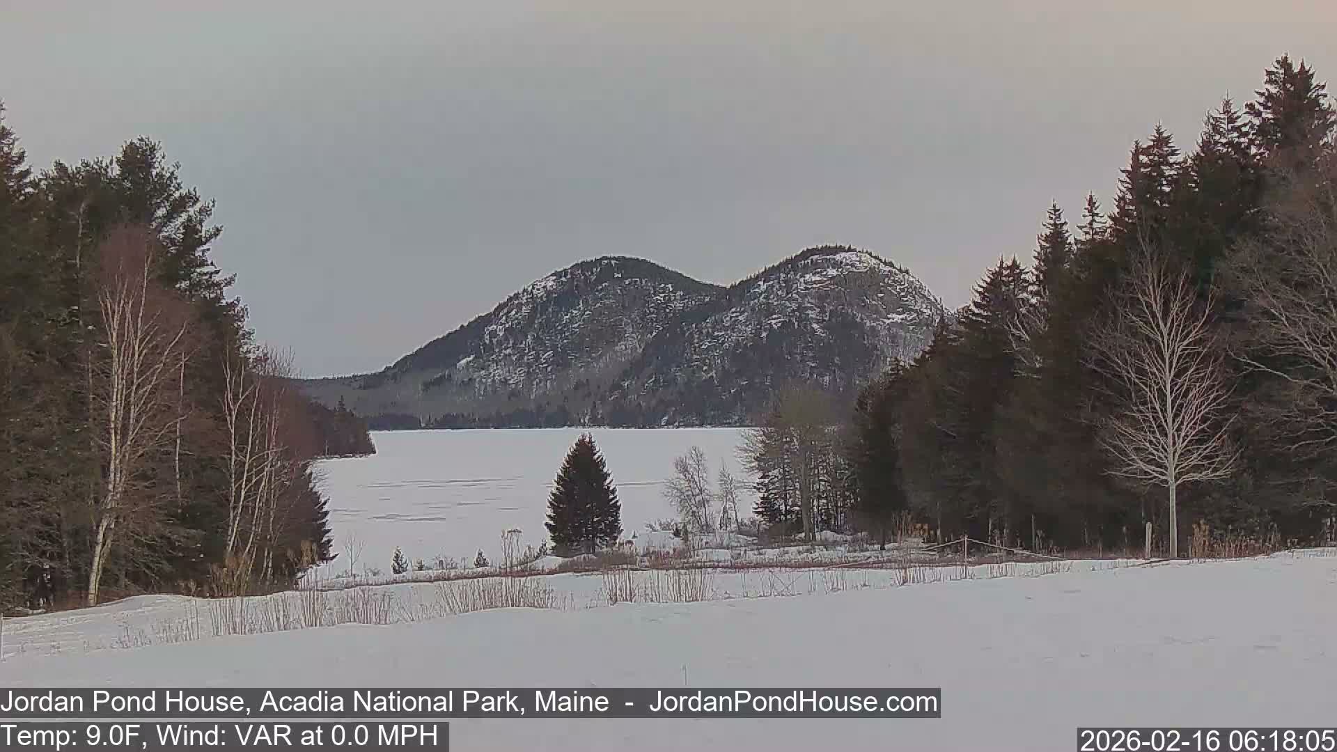 Acadia National Park, Jordan Pond Lake Live Cam - Seal Harbor, Hancock,  Maine, USA