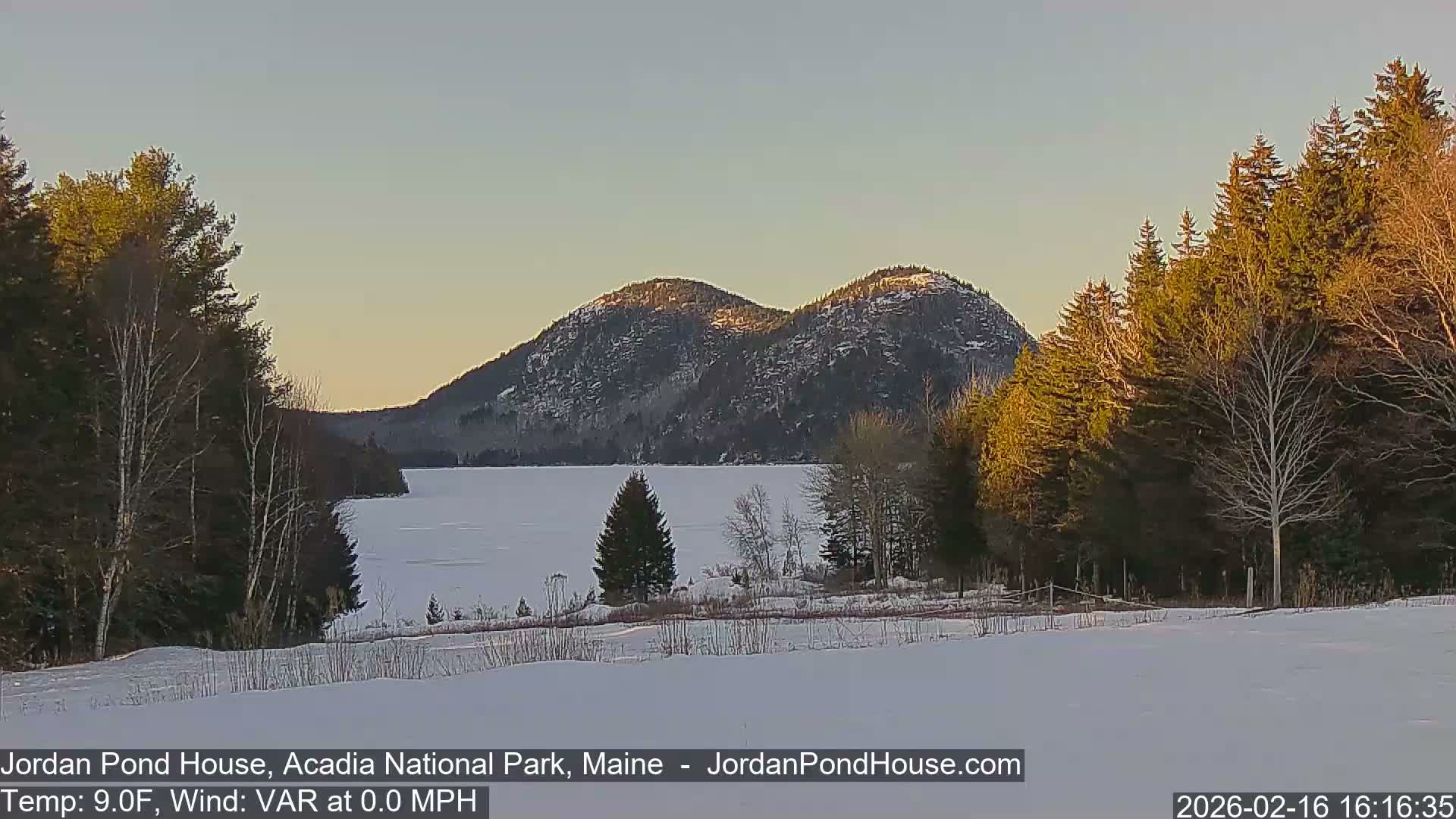 Acadia National Park, Jordan Pond Lake Live Cam - Seal Harbor, Hancock,  Maine, USA
