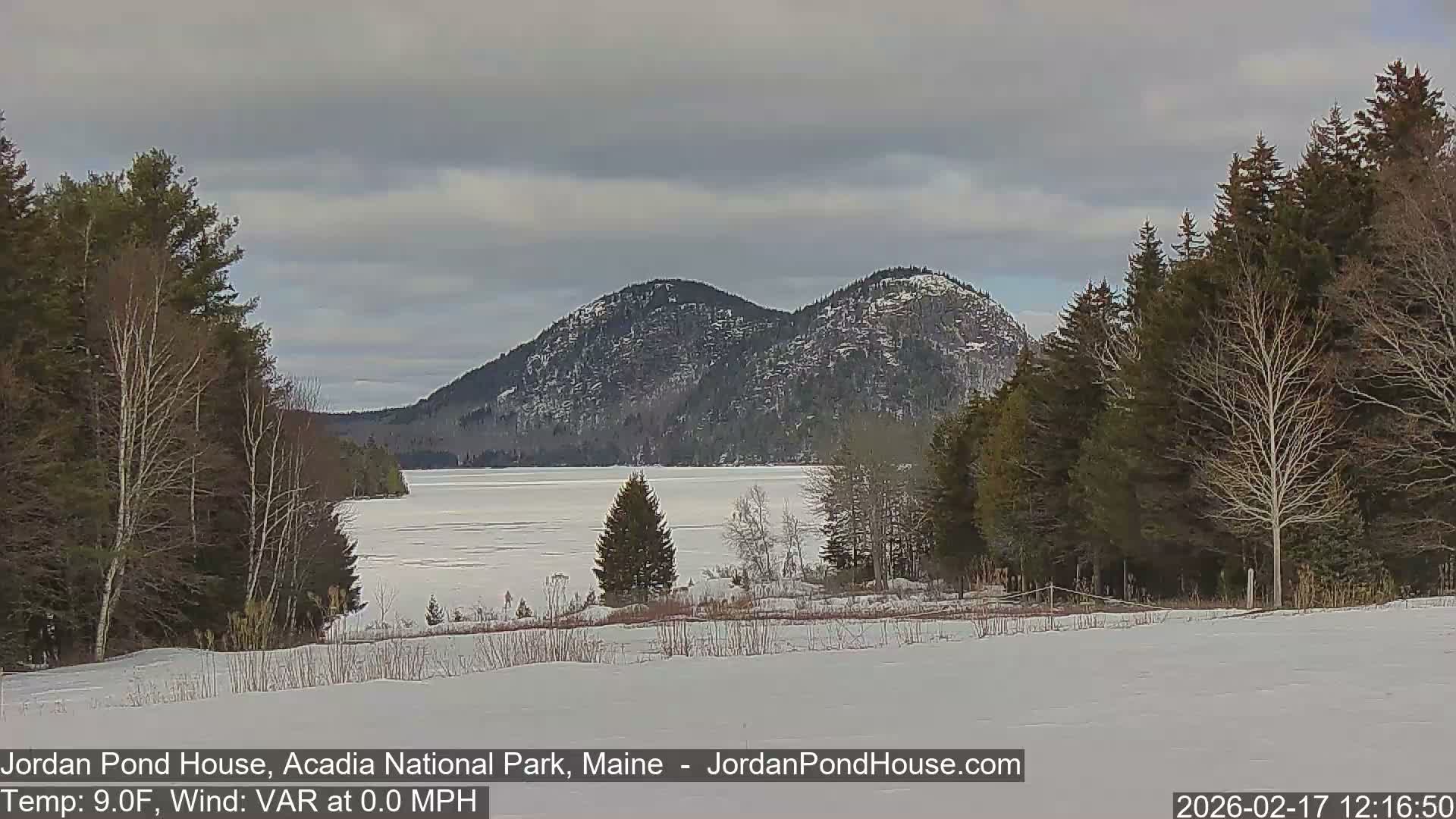 Acadia National Park, Jordan Pond Lake Live Cam - Seal Harbor, Hancock,  Maine, USA