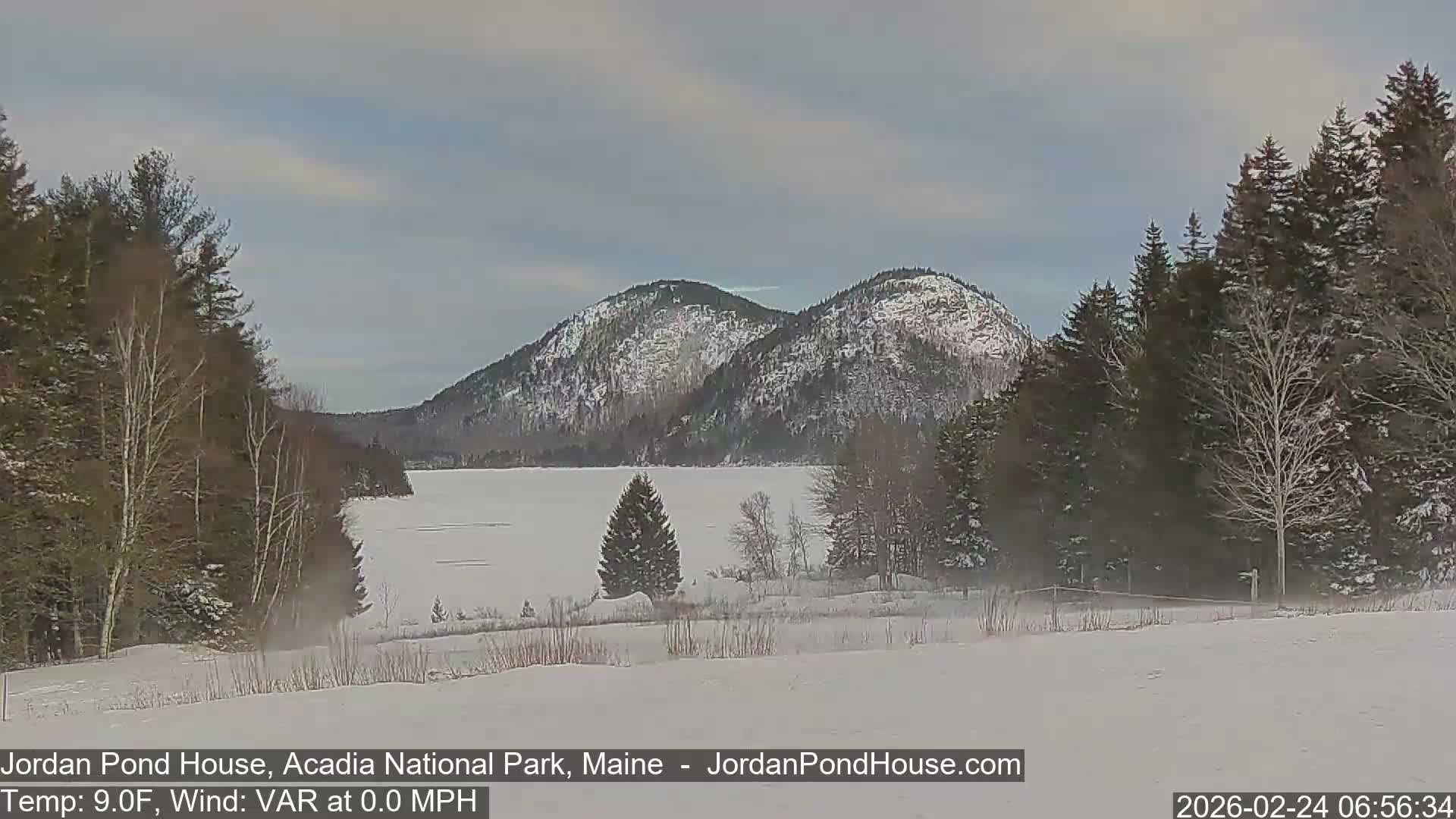 Acadia National Park, Jordan Pond Lake Live Cam - Seal Harbor, Hancock,  Maine, USA