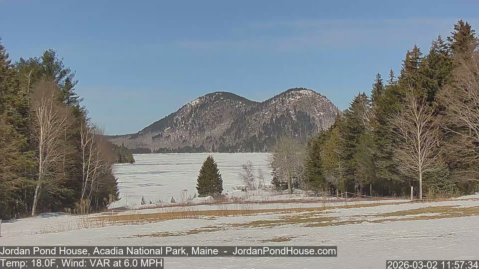 Acadia National Park, Jordan Pond Lake Live Cam - Seal Harbor, Hancock,  Maine, USA