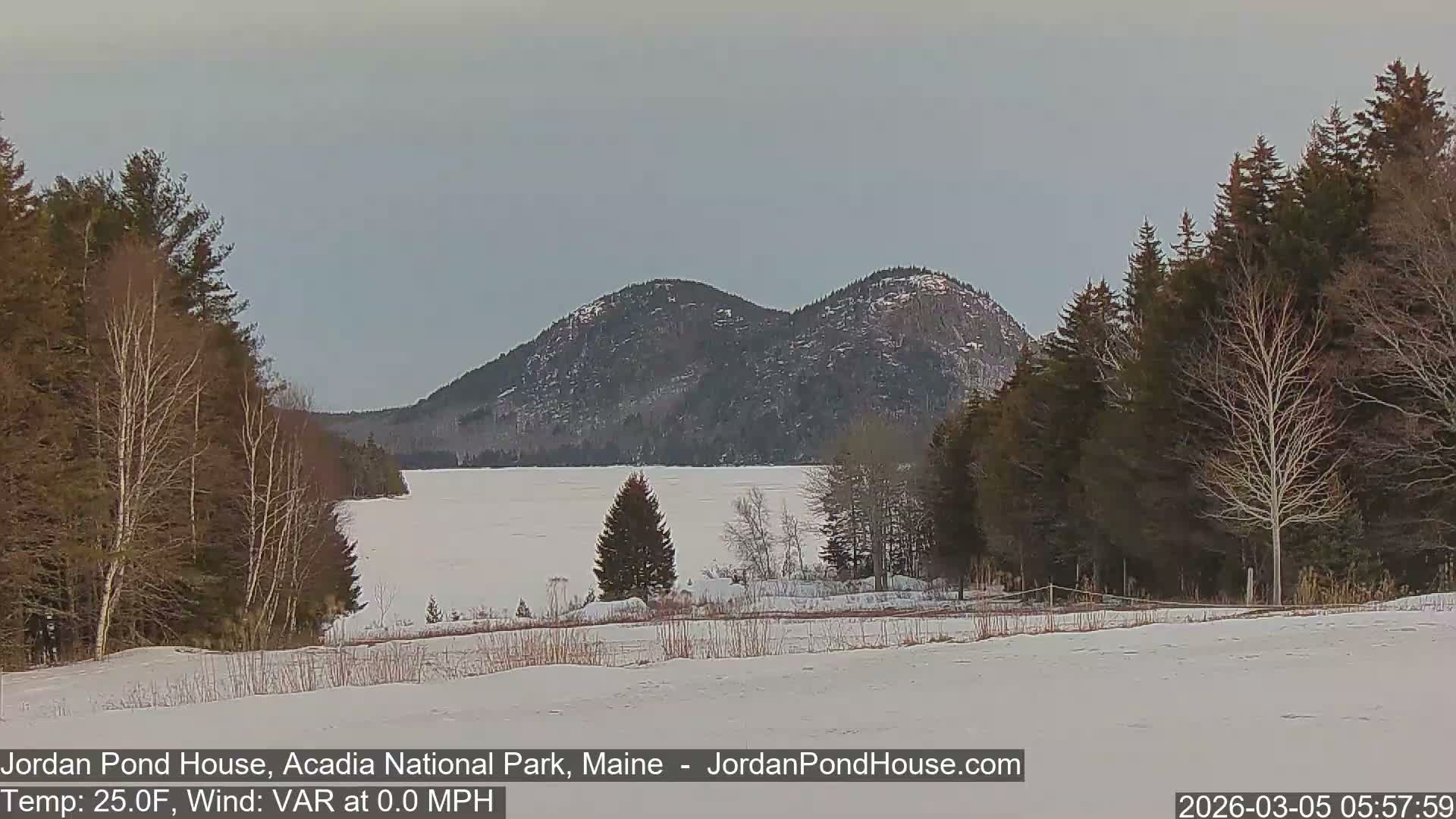Acadia National Park, Jordan Pond Lake Live Cam - Seal Harbor, Hancock,  Maine, USA