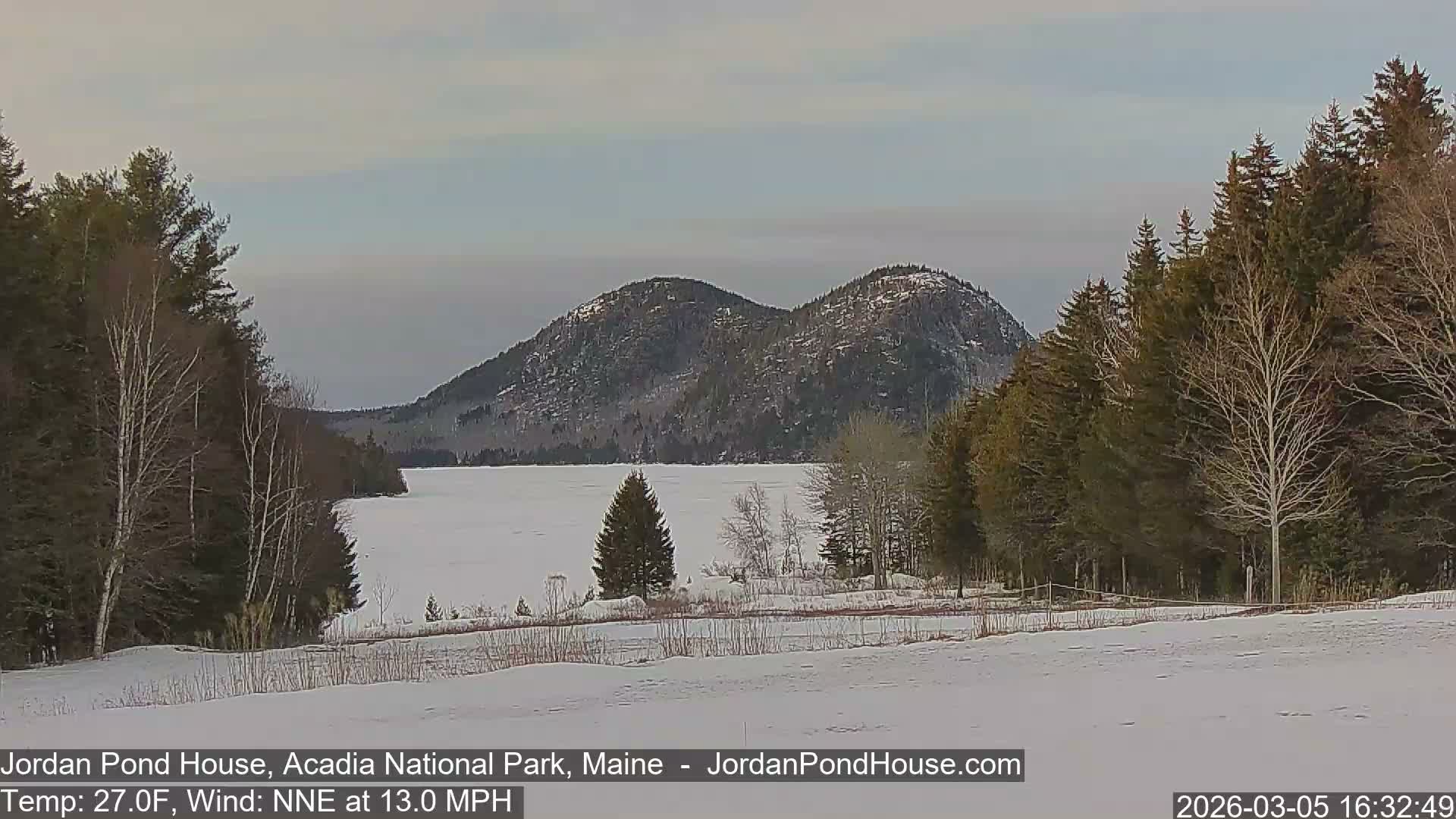 Acadia National Park, Jordan Pond Lake Live Cam - Seal Harbor, Hancock,  Maine, USA