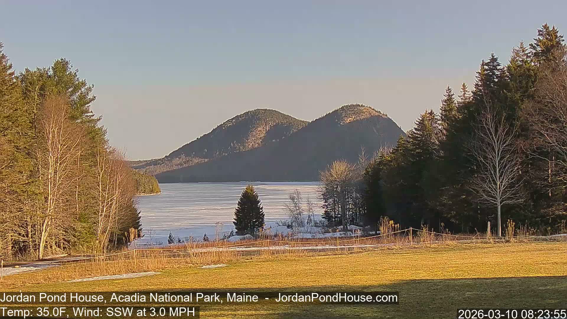 Acadia National Park, Jordan Pond Lake Live Cam - Seal Harbor, Hancock,  Maine, USA