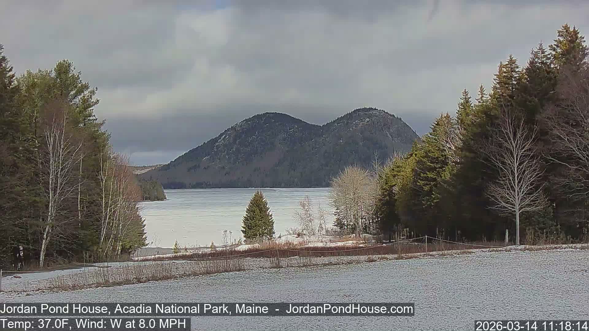 Acadia National Park, Jordan Pond Lake Live Cam - Seal Harbor, Hancock,  Maine, USA