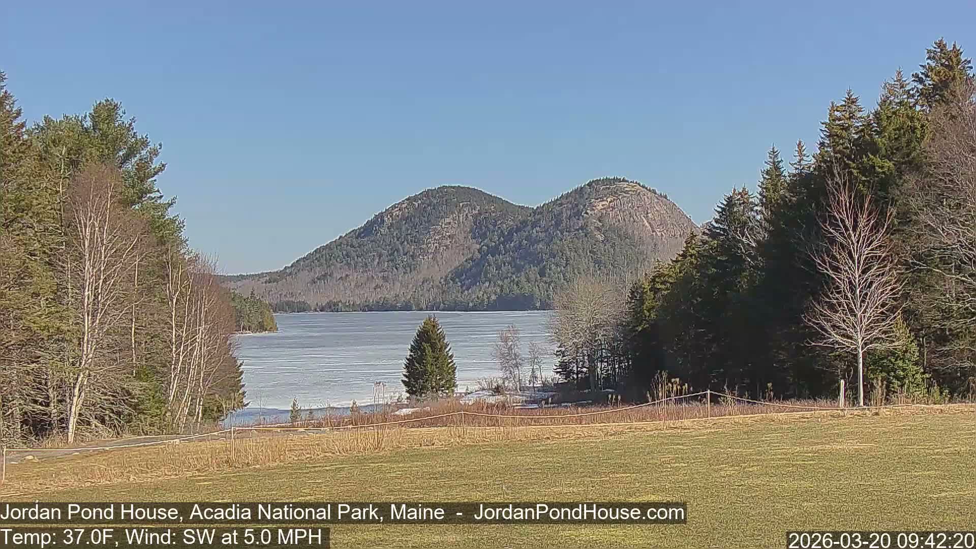 Acadia National Park, Jordan Pond Lake Live Cam - Seal Harbor, Hancock,  Maine, USA
