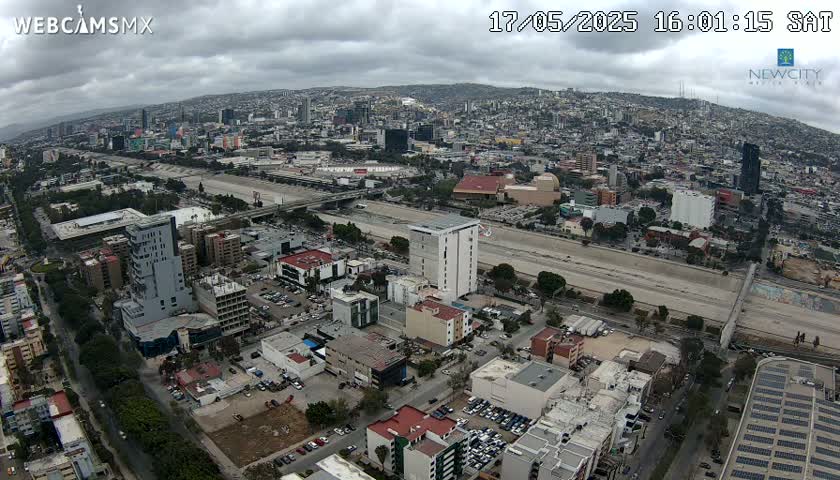 Ciudad de Tijuana City Skyline Live Cam - Tijuana, Baja California, Mexico