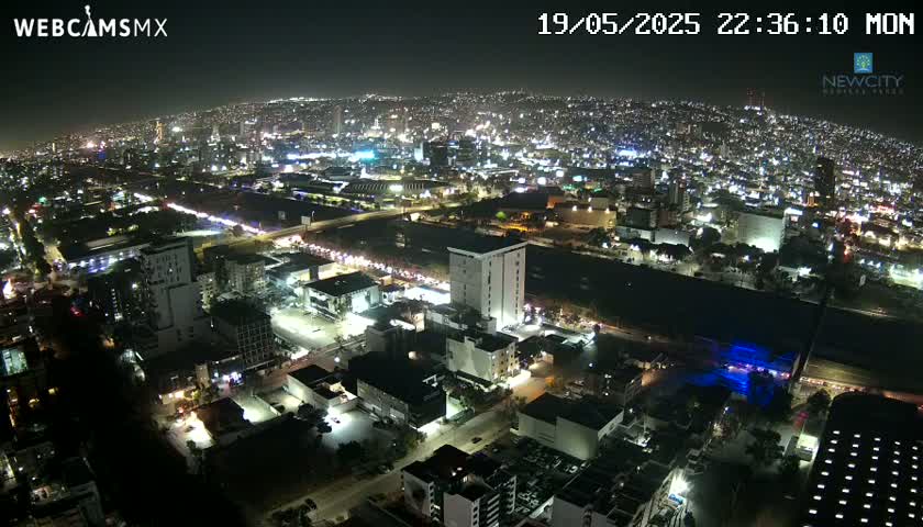Ciudad de Tijuana City Skyline Live Cam - Tijuana, Baja California, Mexico