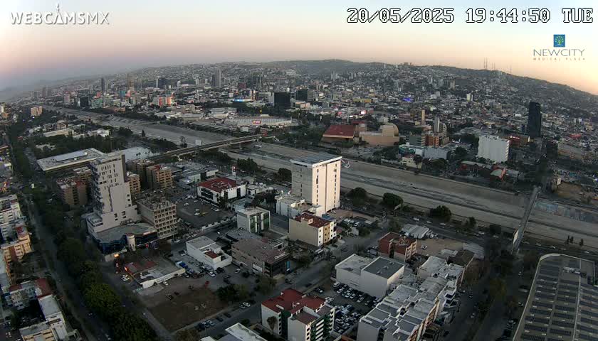 Ciudad de Tijuana City Skyline Live Cam - Tijuana, Baja California, Mexico