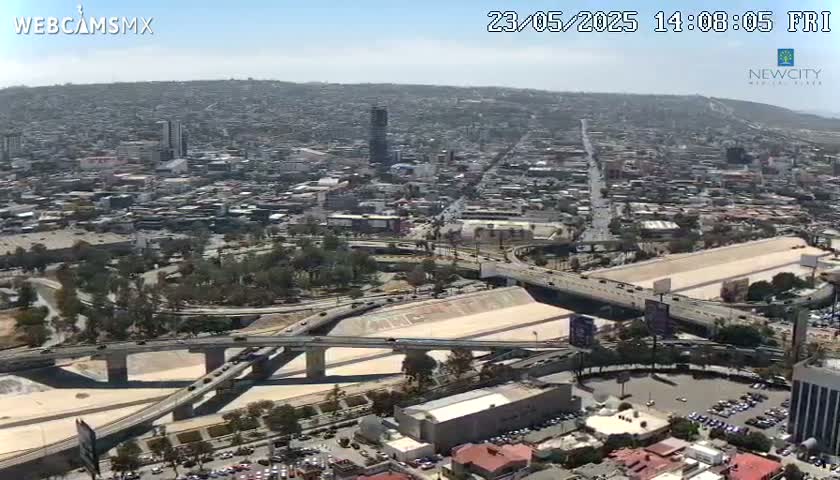 Tijuana, Mexico-USA Border Tijuana & San Diego Skyline View Live Cam - Tijuana, Baja California, Mexico