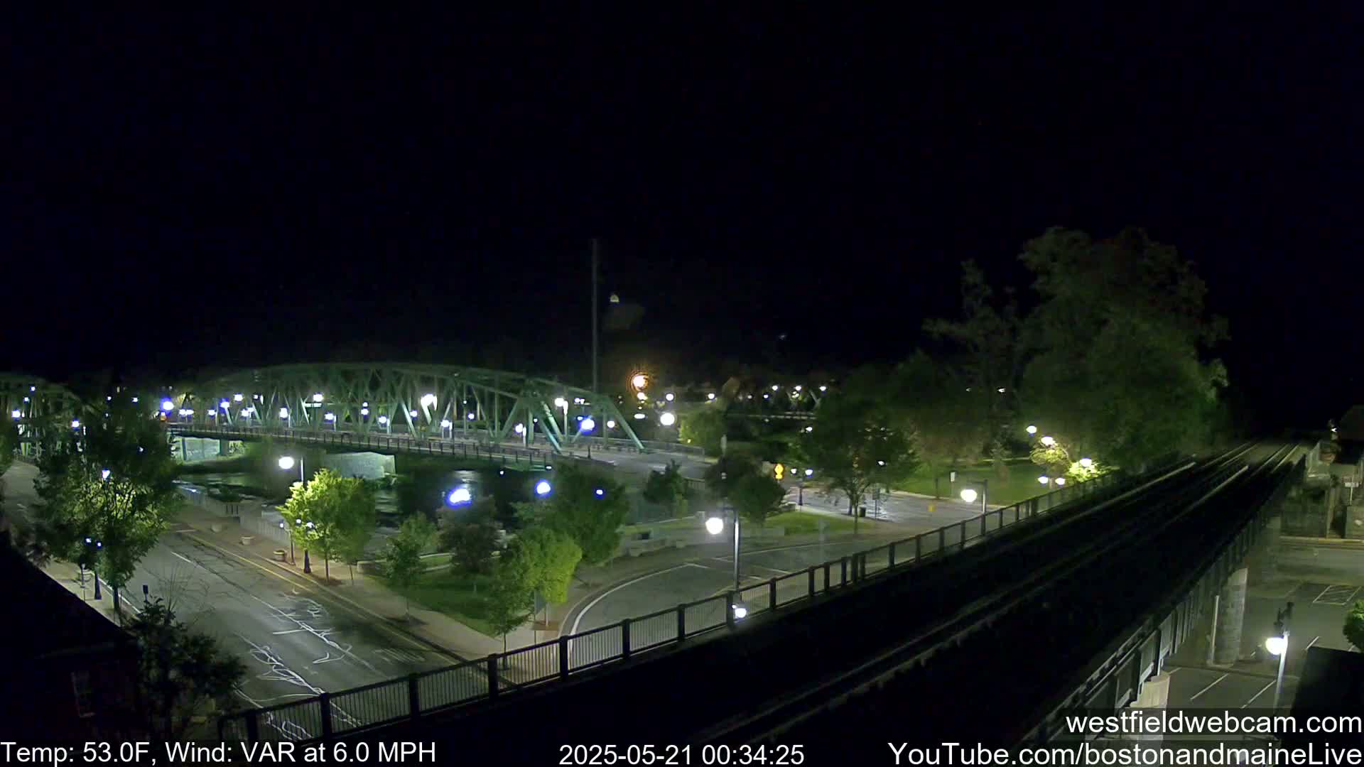 Westfield Railway Live Cam -  Massachusetts, USA