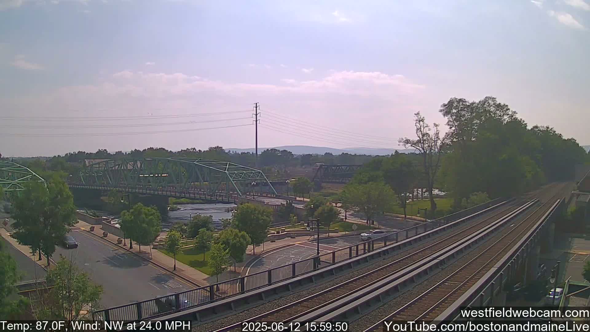 Westfield Railway Live Cam -  Massachusetts, USA