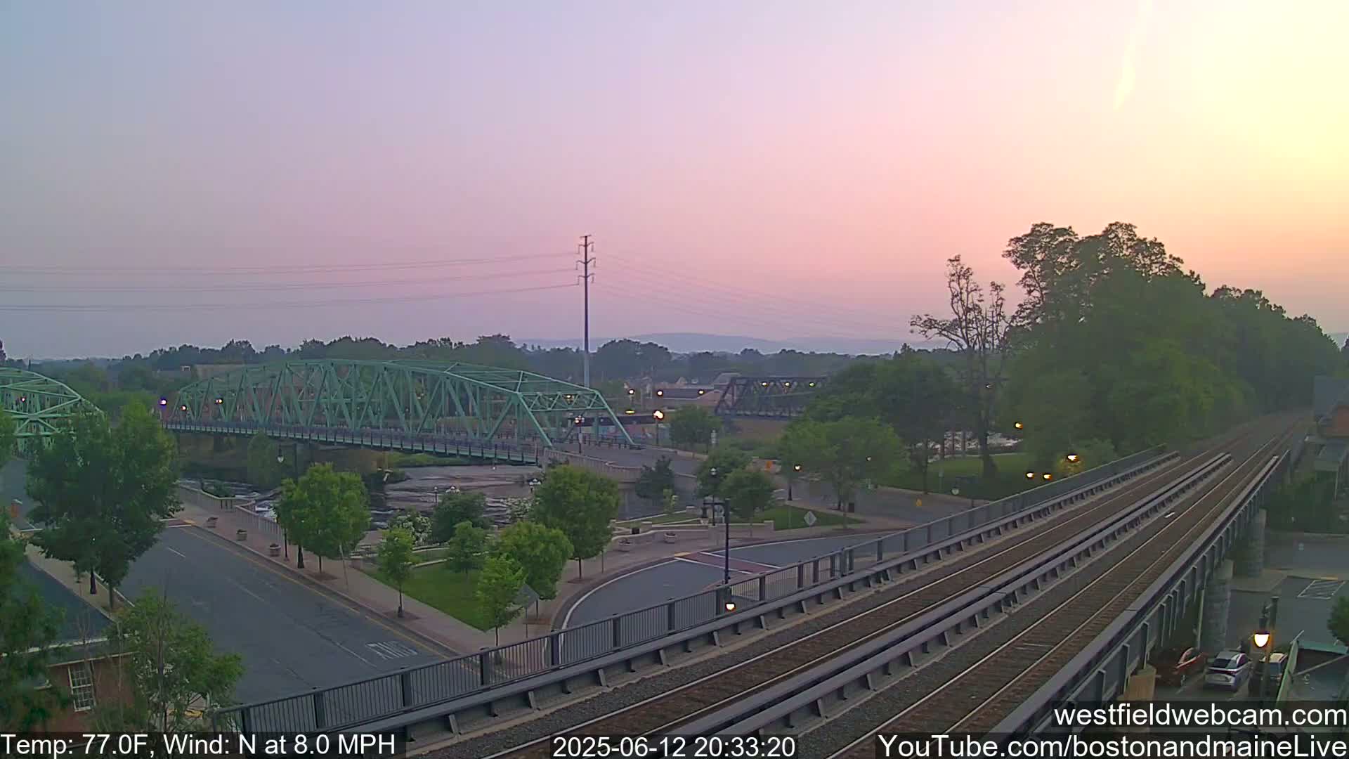 Westfield Railway Live Cam -  Massachusetts, USA