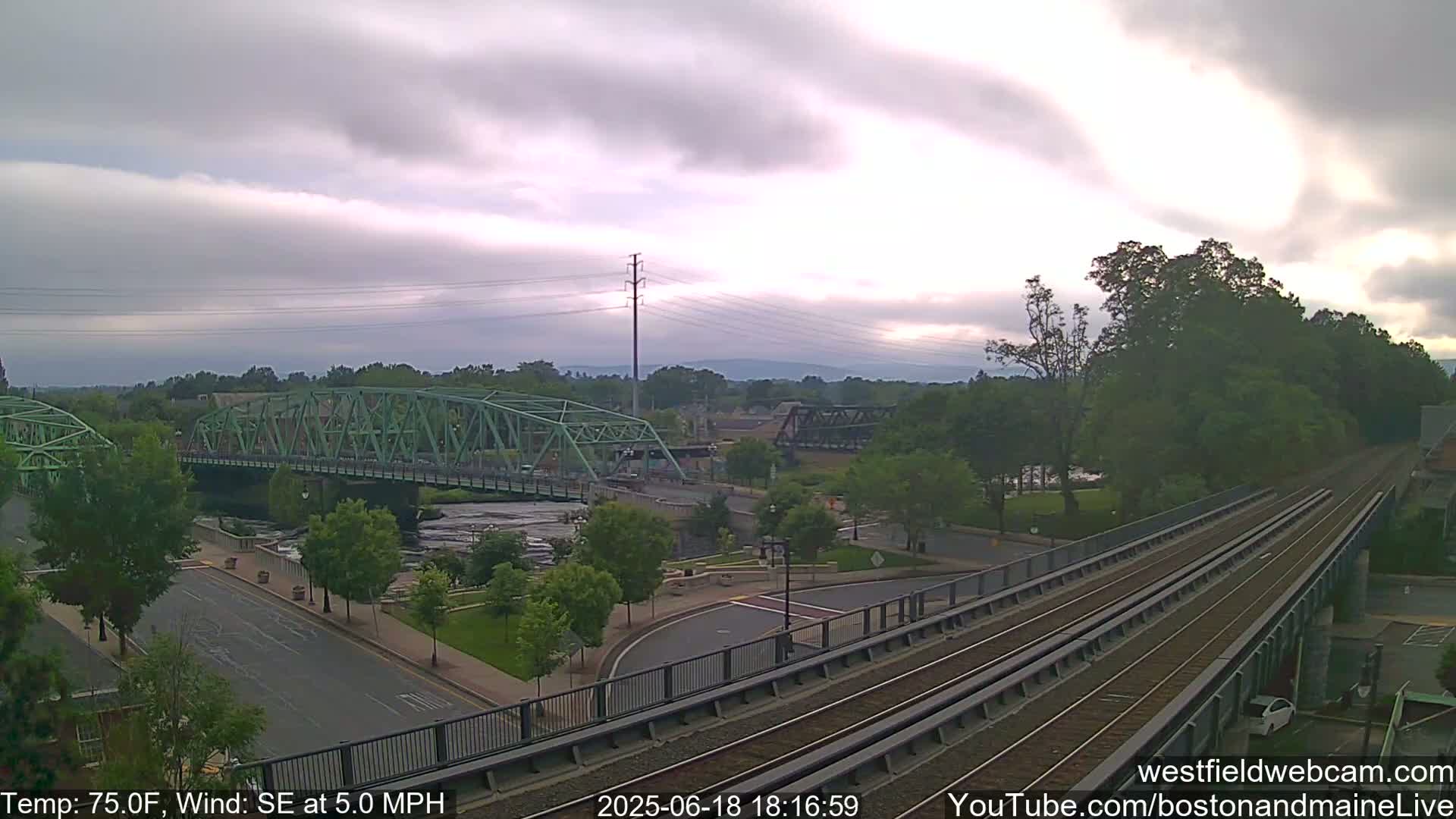 Westfield Railway Live Cam -  Massachusetts, USA