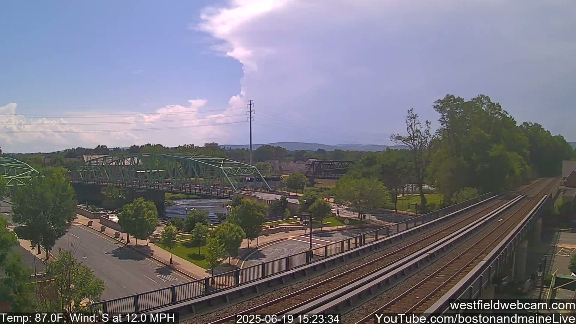 Westfield Railway Live Cam -  Massachusetts, USA