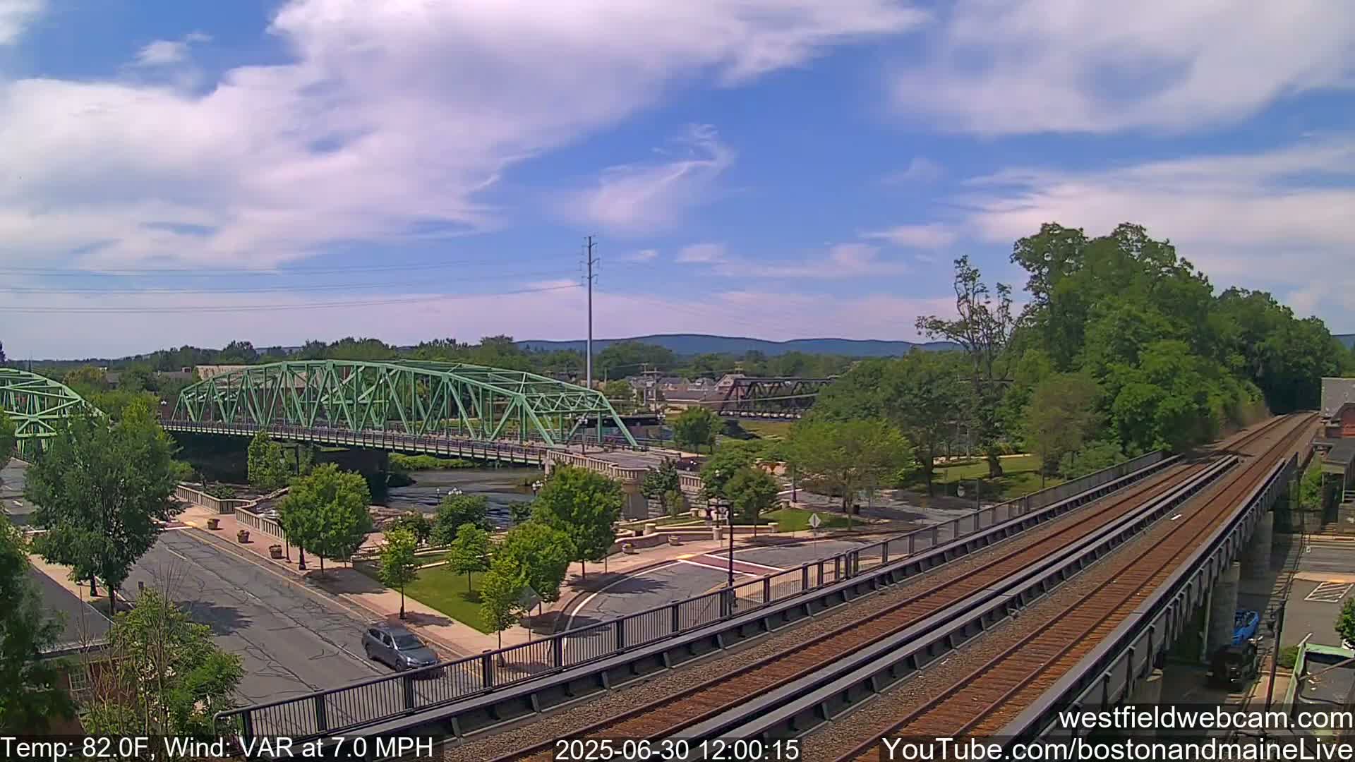 Westfield Railway Live Cam -  Massachusetts, USA