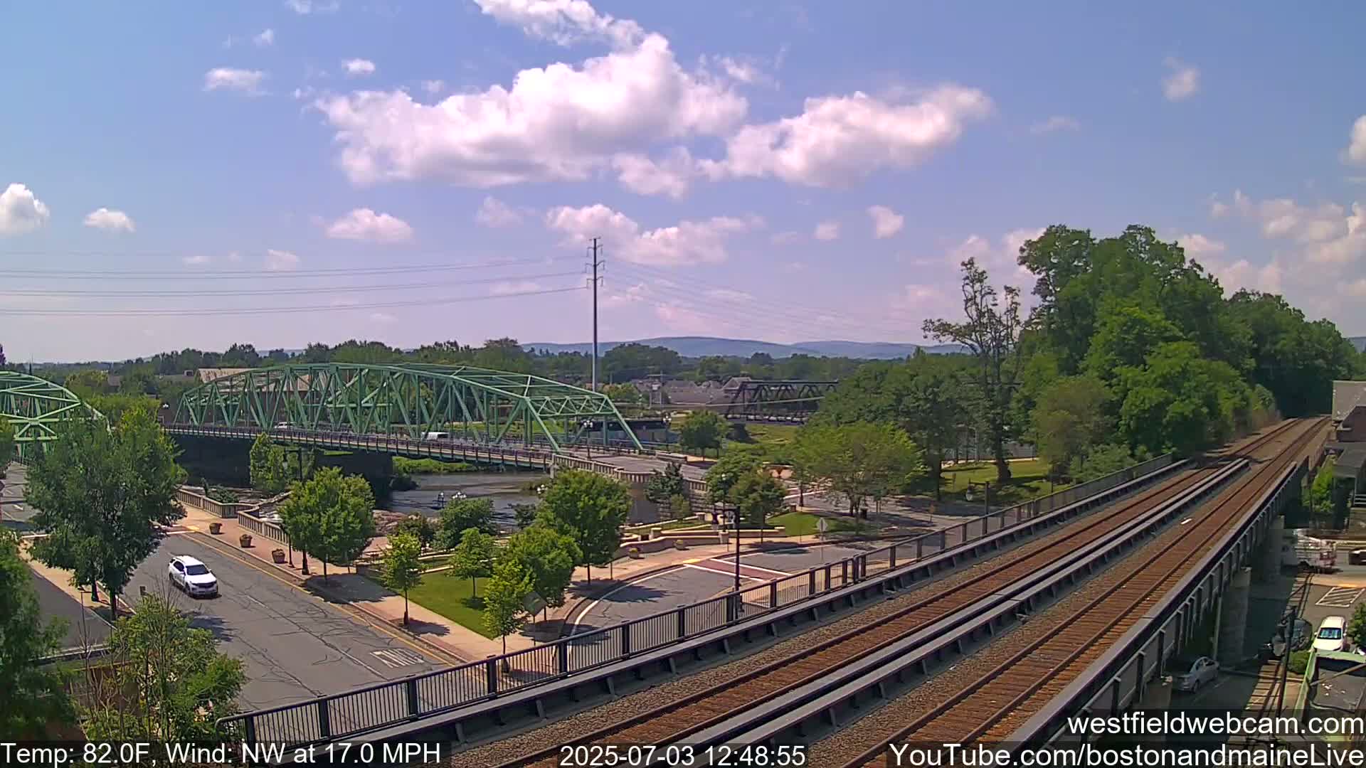 Westfield Railway Live Cam -  Massachusetts, USA