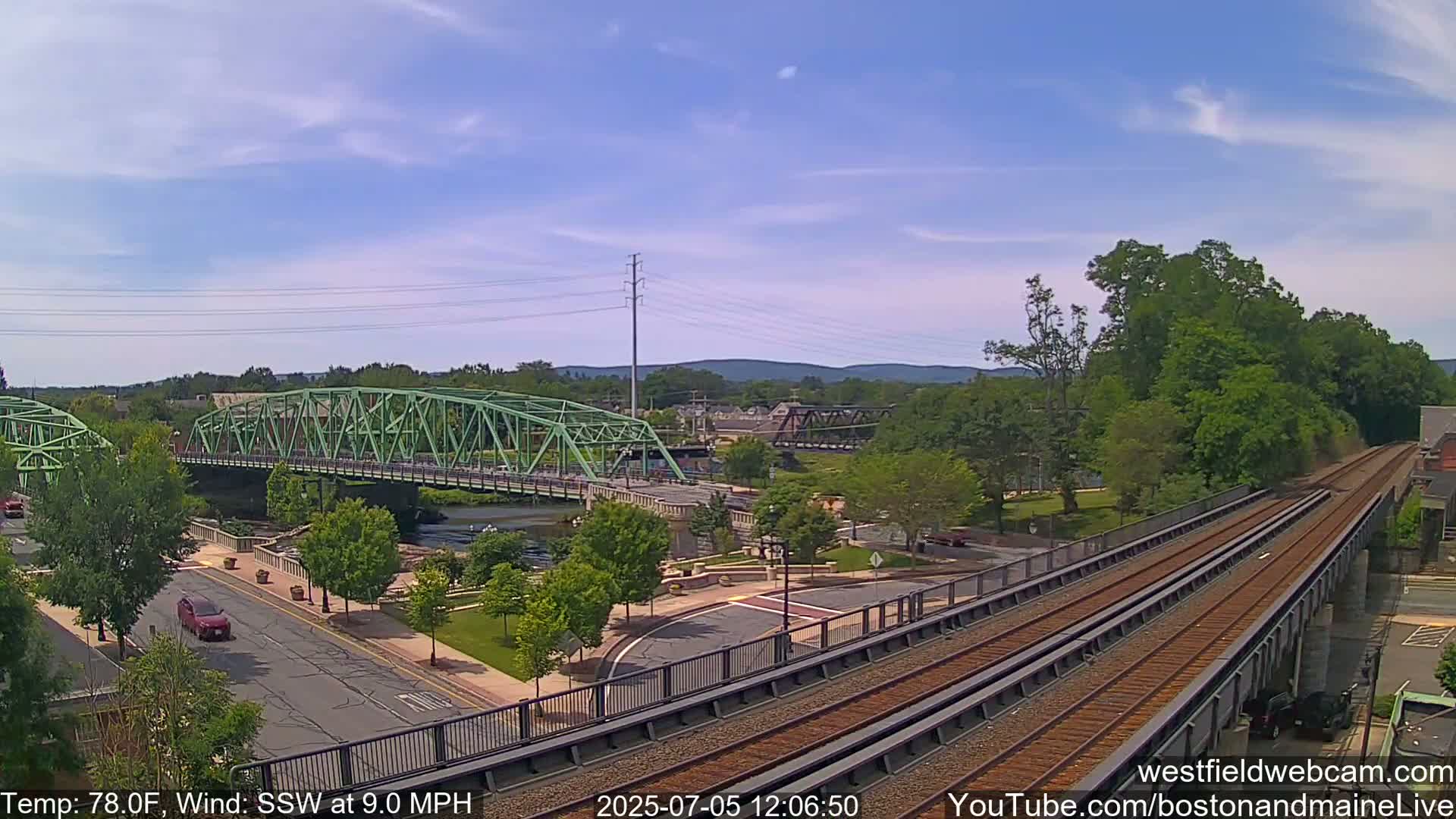 Westfield Railway Live Cam -  Massachusetts, USA