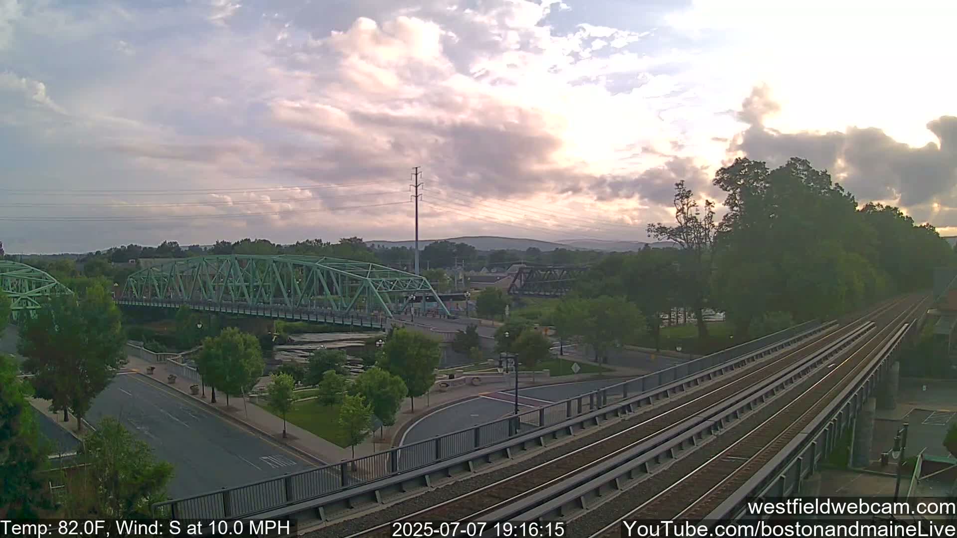 Westfield Railway Live Cam -  Massachusetts, USA