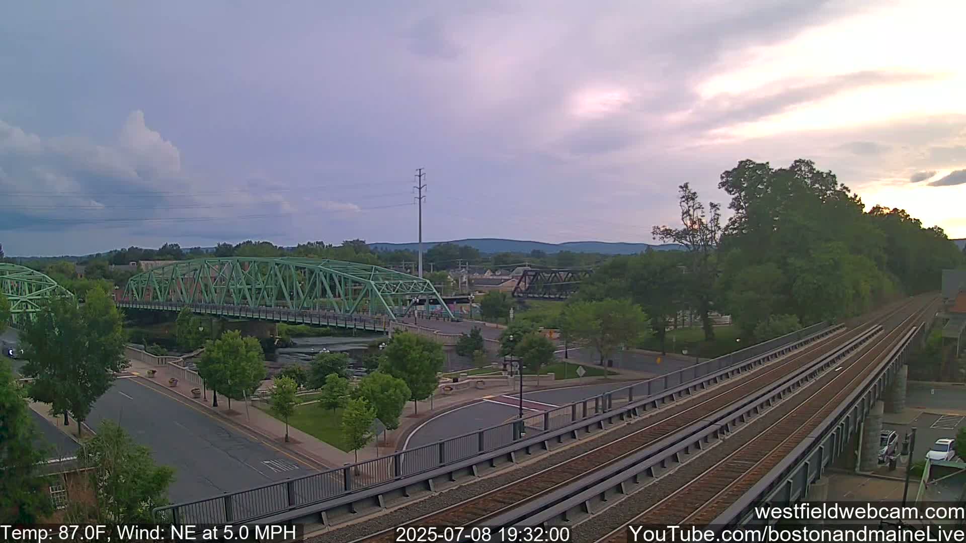 Westfield Railway Live Cam -  Massachusetts, USA