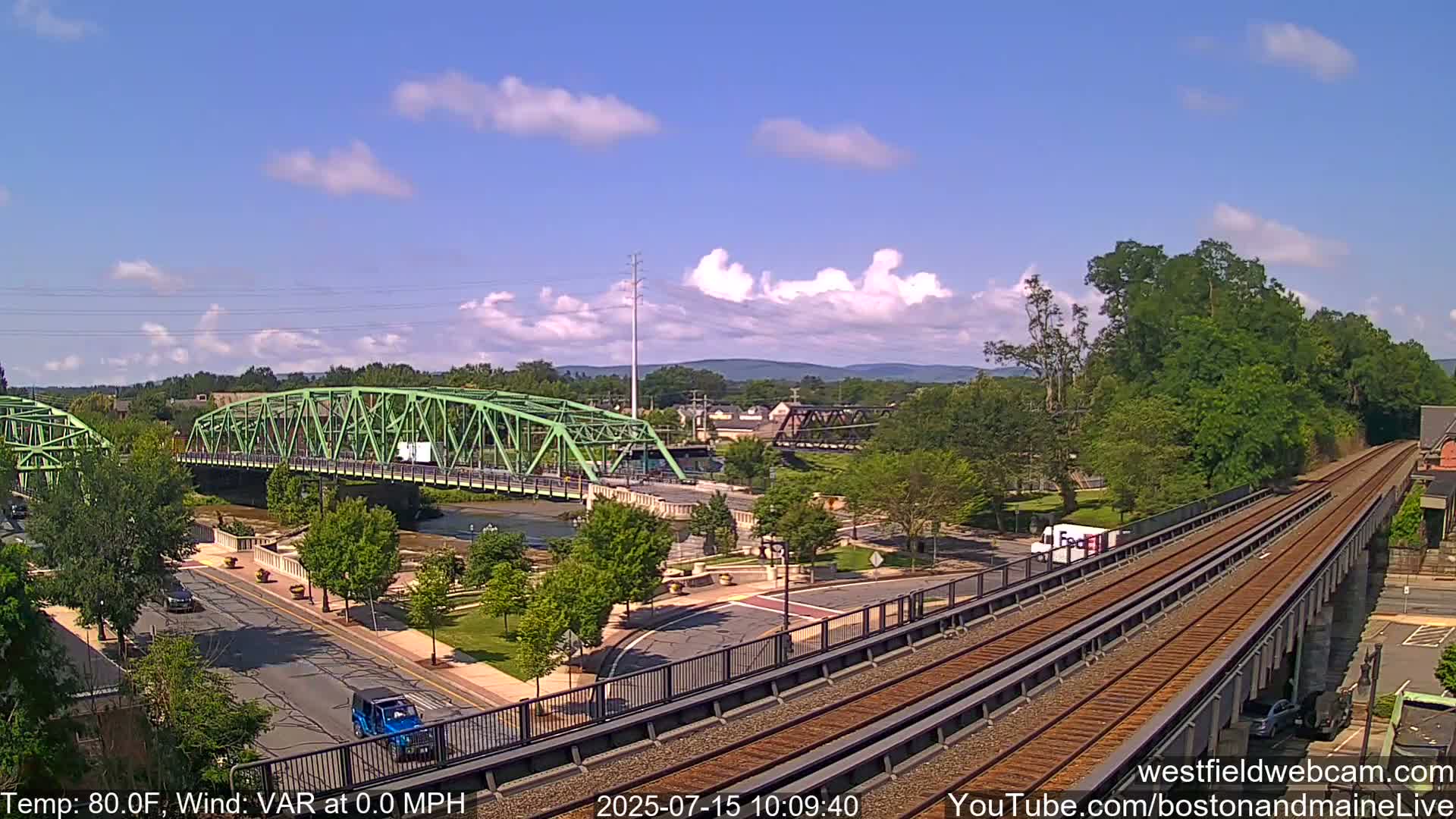 Westfield Railway Live Cam -  Massachusetts, USA