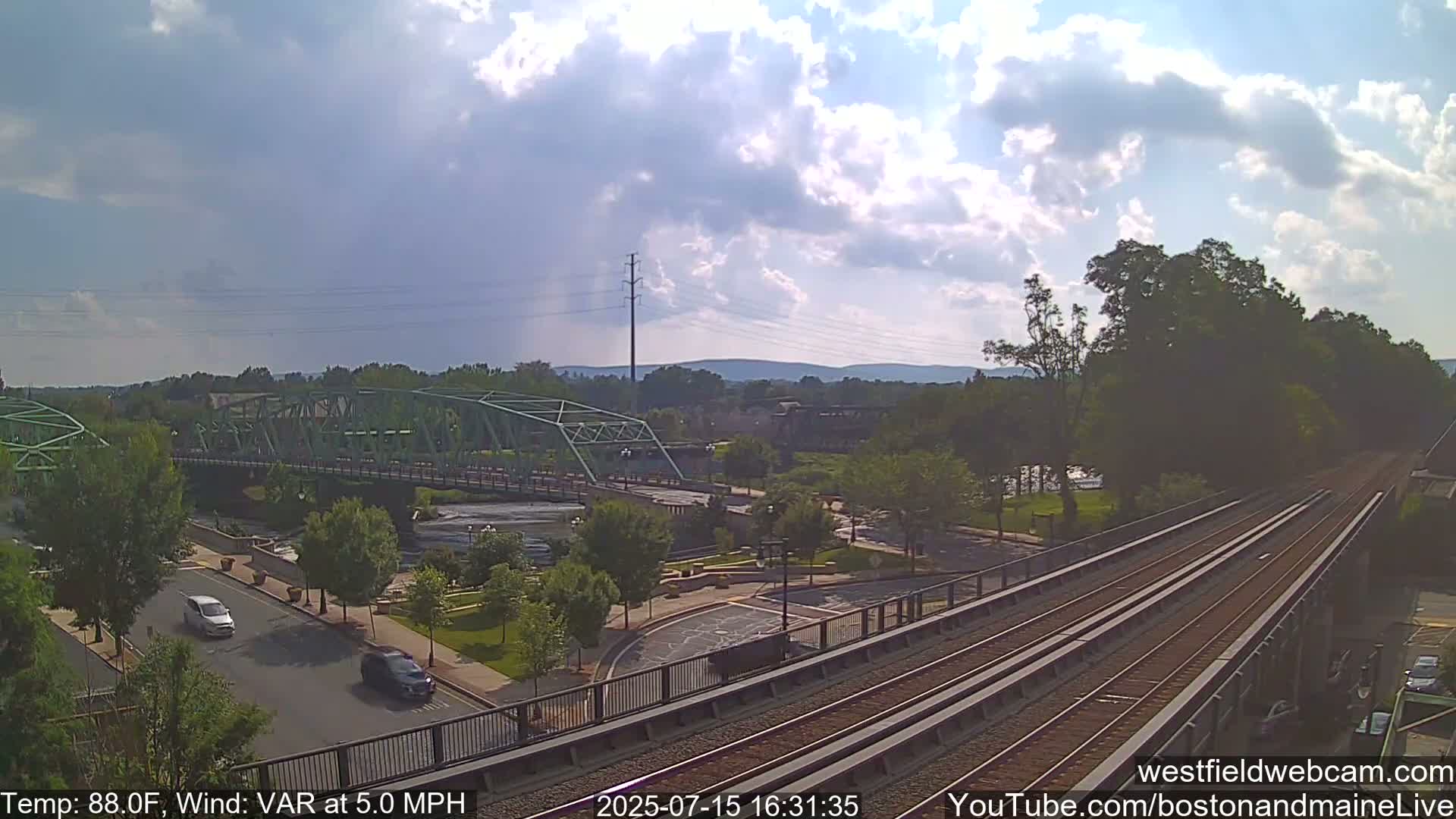 Westfield Railway Live Cam -  Massachusetts, USA