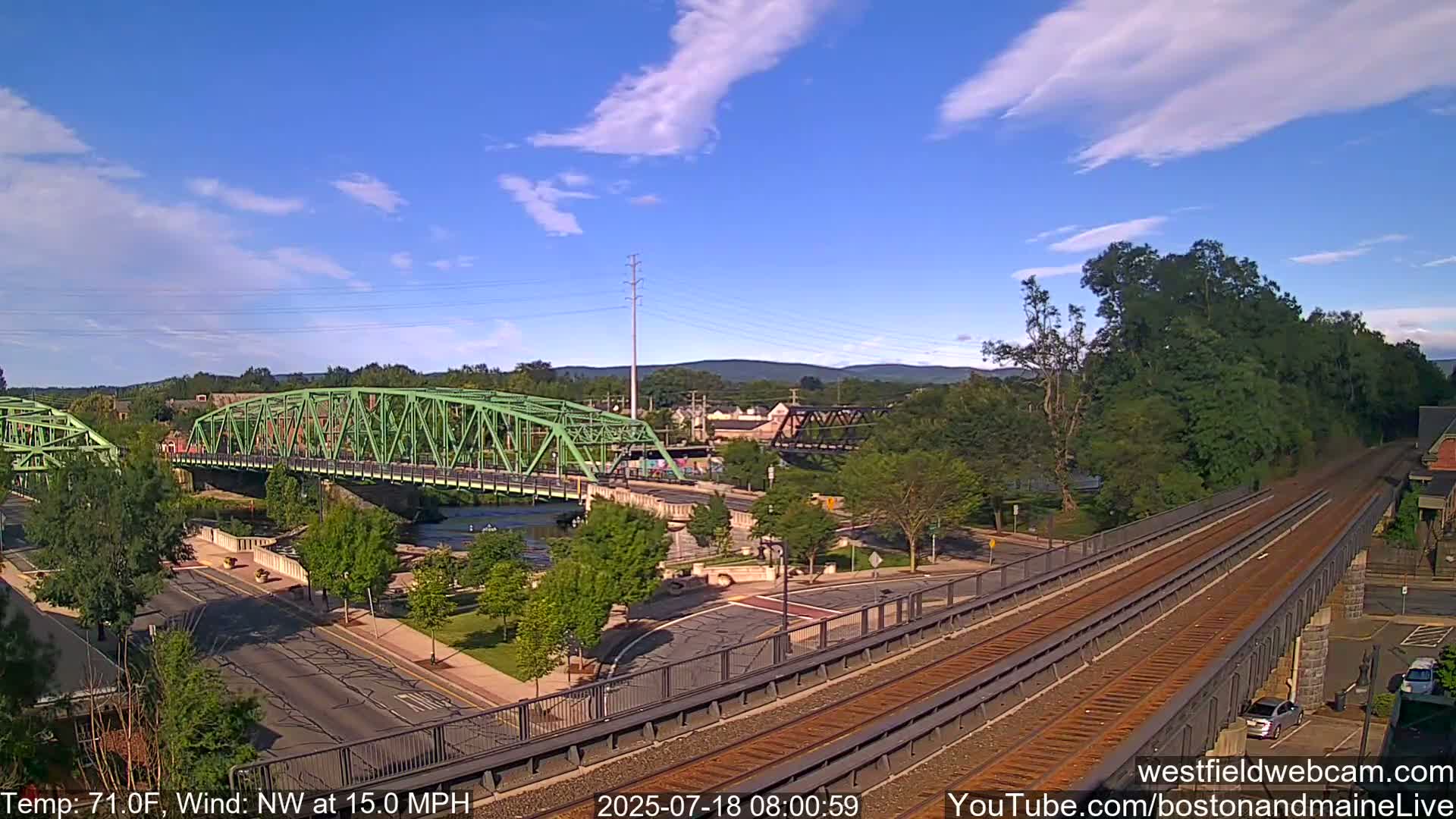 Westfield Railway Live Cam -  Massachusetts, USA