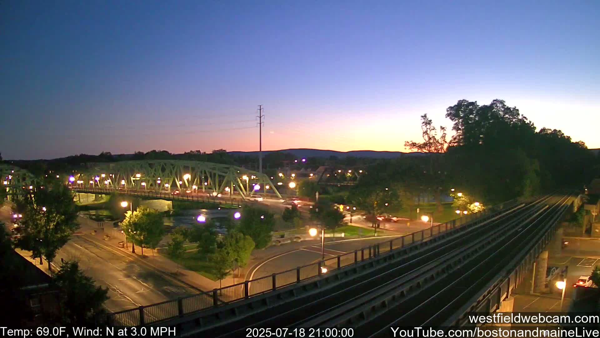 Westfield Railway Live Cam -  Massachusetts, USA