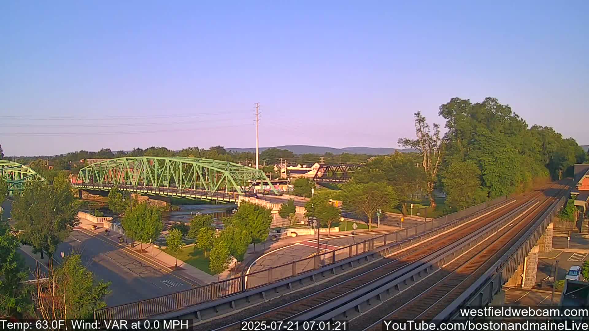 Westfield Railway Live Cam -  Massachusetts, USA
