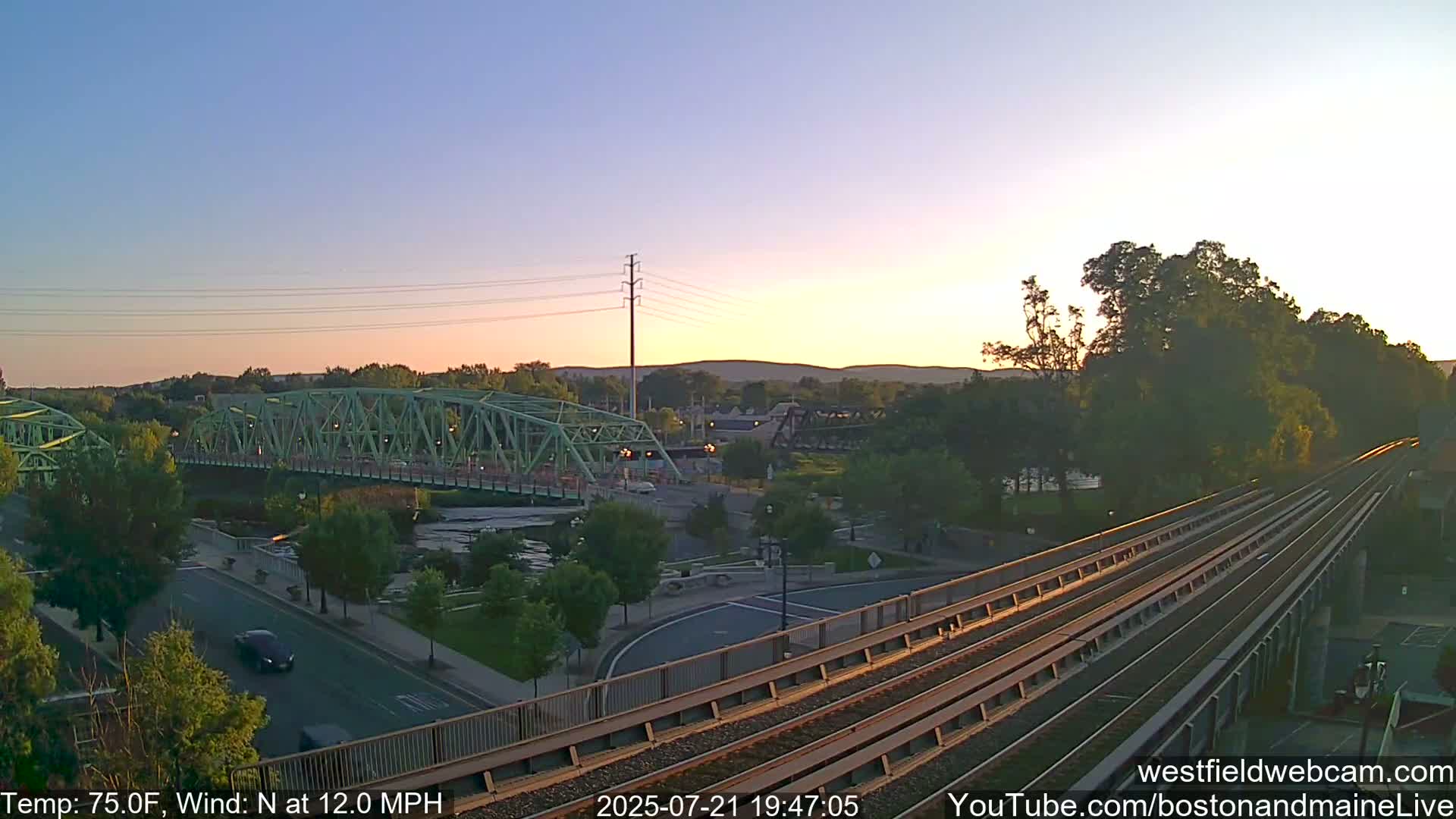 Westfield Railway Live Cam -  Massachusetts, USA