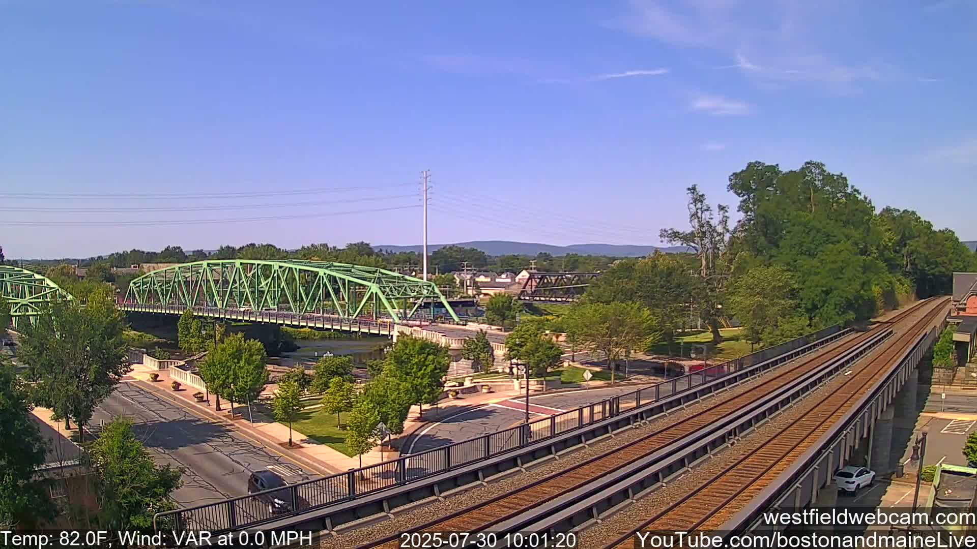 Westfield Railway Live Cam -  Massachusetts, USA
