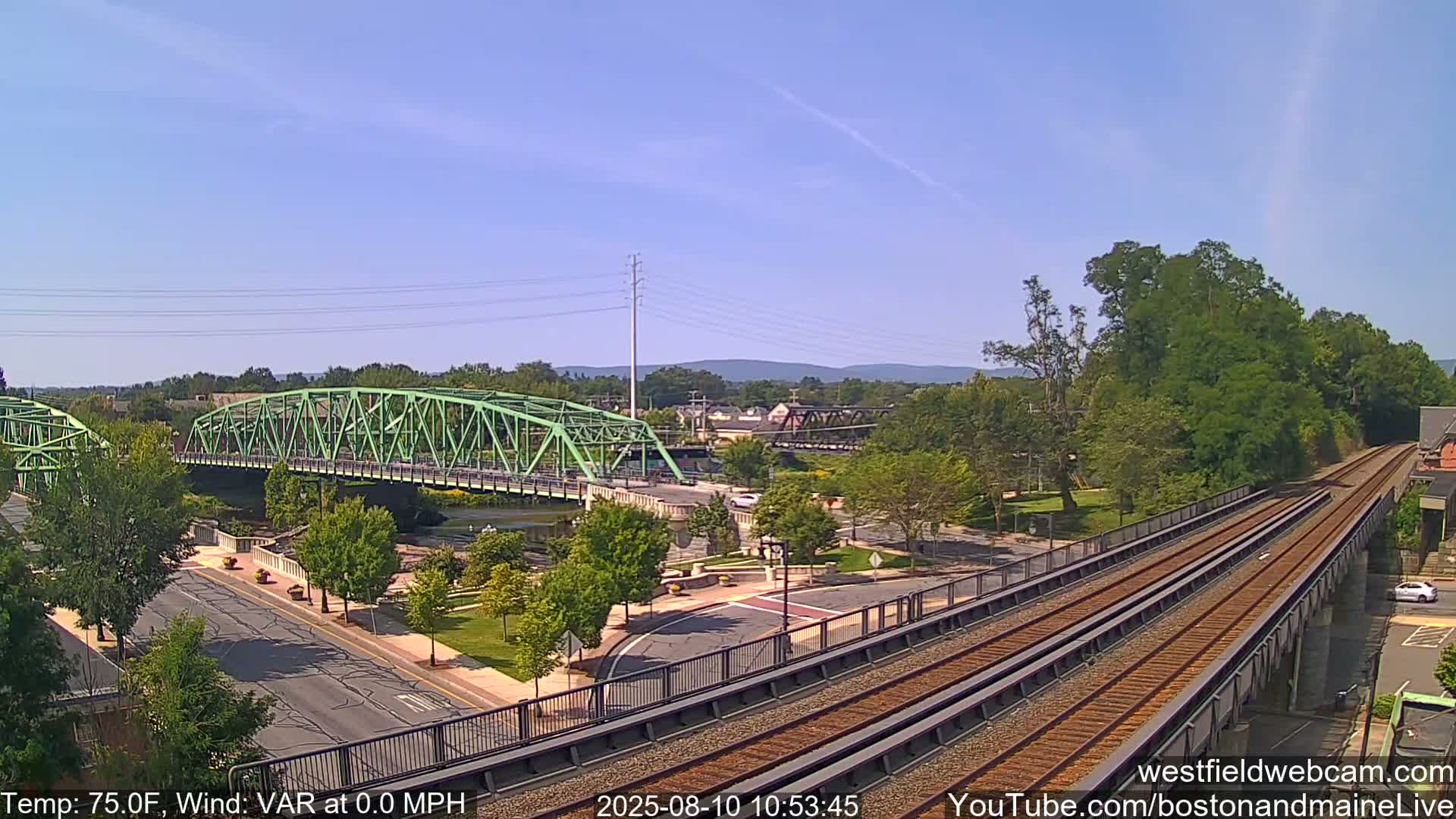 Westfield Railway Live Cam -  Massachusetts, USA