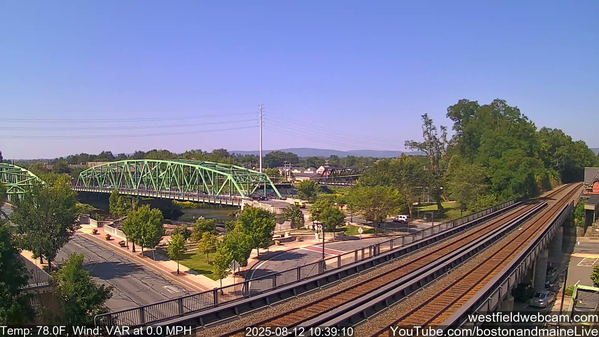 Westfield Railway Live Cam -  Massachusetts, USA