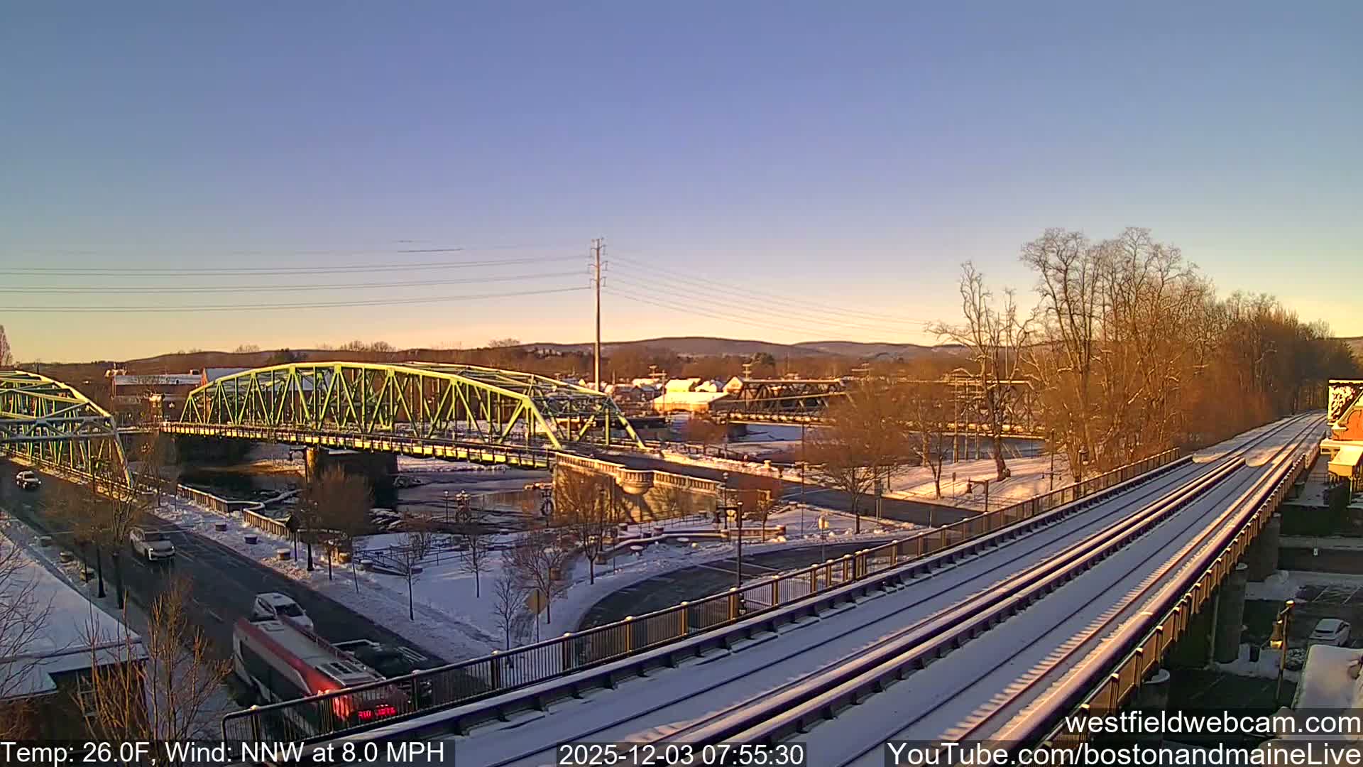 Westfield Railway Live Cam -  Massachusetts, USA