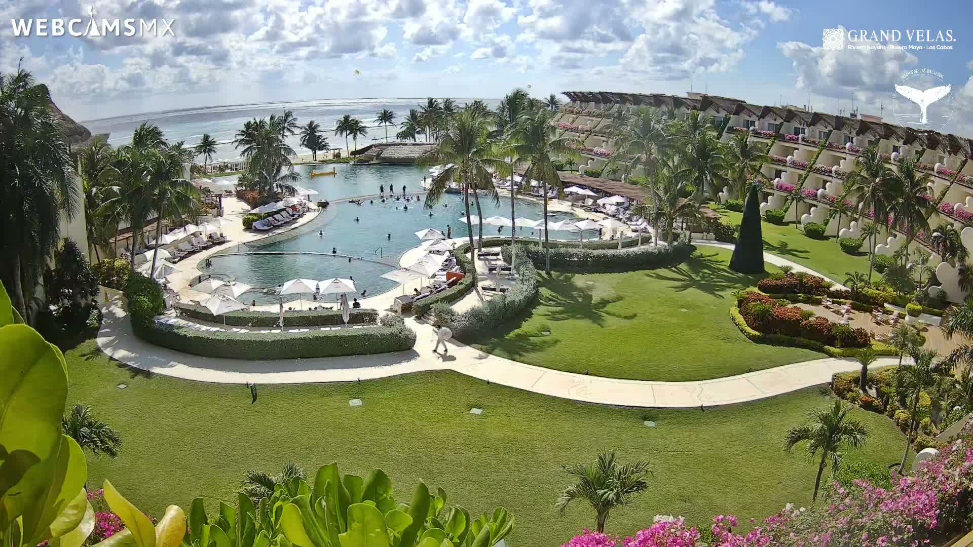 Playa Del Carmen, Playa Grand Velas Beach Live Cam - Solidaridad, Quintana Roo, Mexico