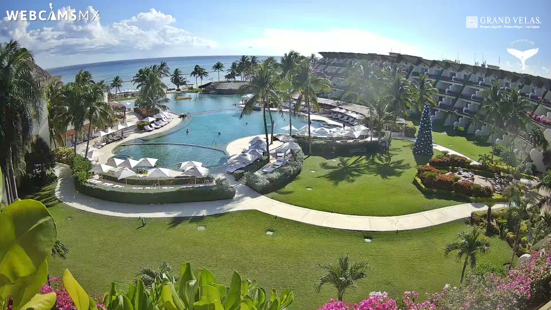 Playa Del Carmen, Playa Grand Velas Beach Live Cam - Solidaridad, Quintana Roo, Mexico