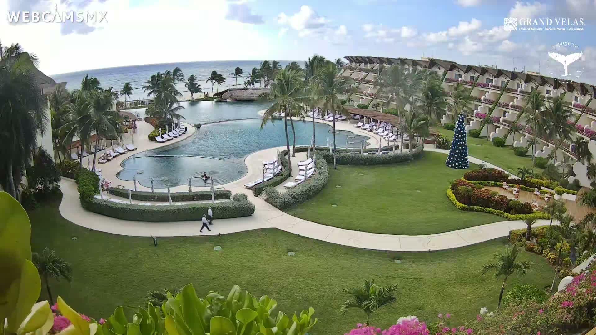 Playa Del Carmen, Playa Grand Velas Beach Live Cam - Solidaridad, Quintana Roo, Mexico