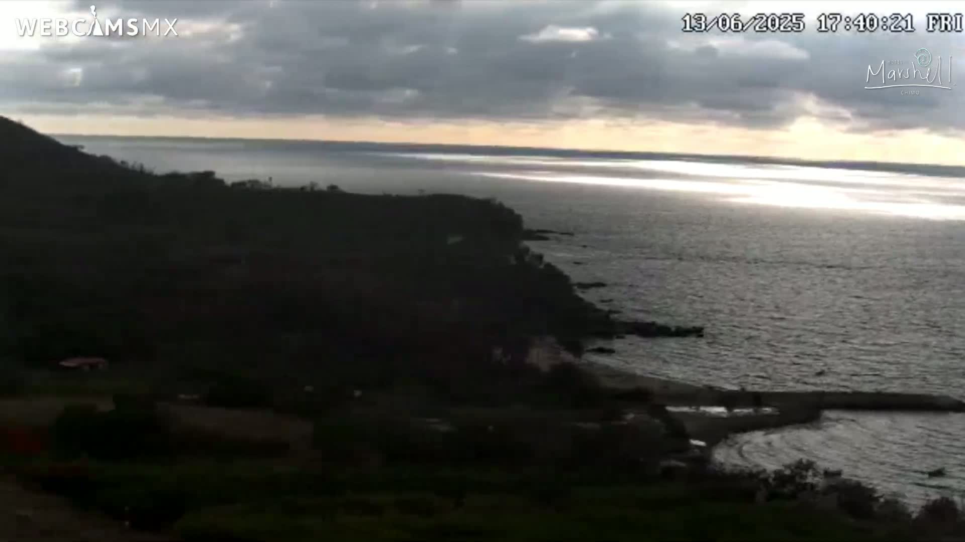 Chimo , Playa Marshell Beach  Bahia de Banderas Bay Live Cam - Chimo, Cabo Corrientes, Jalisco, Mexico