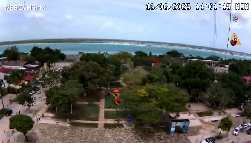 Bacalar City Skyline & Bacalar Lake View Live Cam - Bacalar,  Quintana Roo, Mexico 