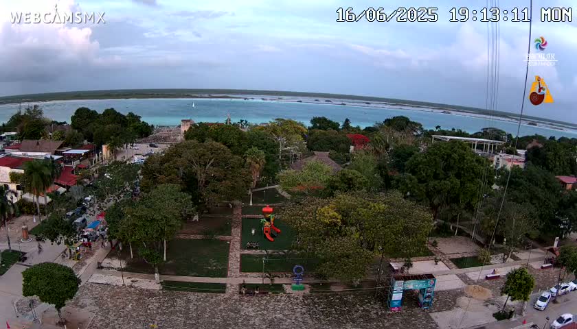 Bacalar City Skyline & Bacalar Lake View Live Cam - Bacalar,  Quintana Roo, Mexico 