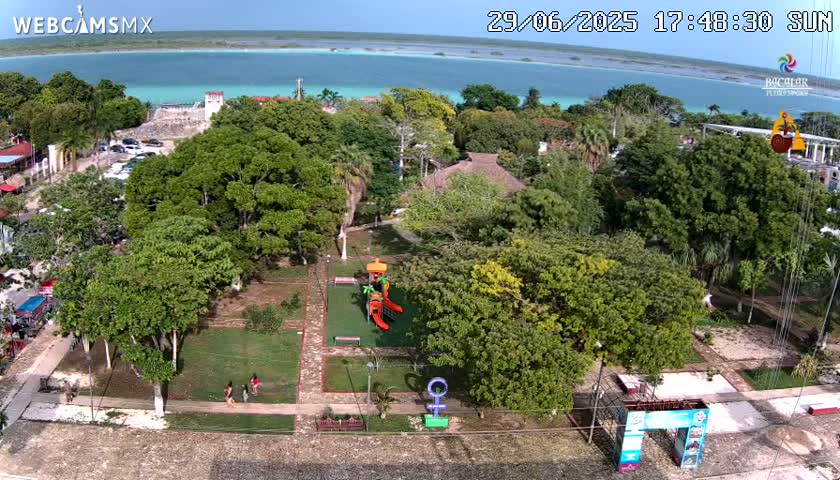 Bacalar City Skyline & Bacalar Lake View Live Cam - Bacalar,  Quintana Roo, Mexico 