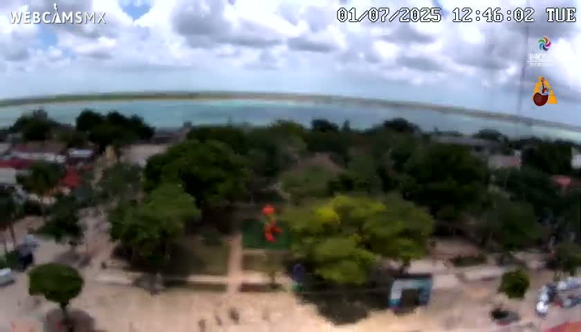 Bacalar City Skyline & Bacalar Lake View Live Cam - Bacalar,  Quintana Roo, Mexico 