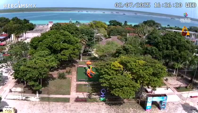 Bacalar City Skyline & Bacalar Lake View Live Cam - Bacalar,  Quintana Roo, Mexico 