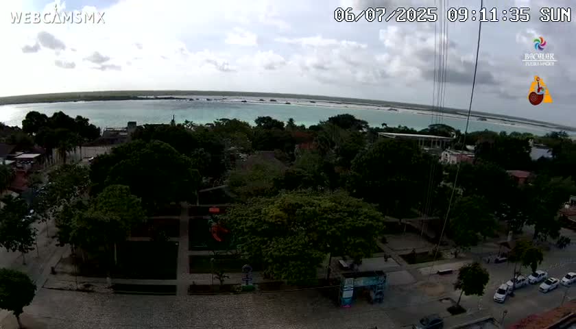 Bacalar City Skyline & Bacalar Lake View Live Cam - Bacalar,  Quintana Roo, Mexico 