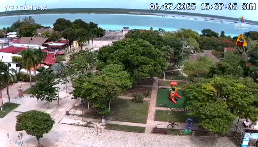 Bacalar City Skyline & Bacalar Lake View Live Cam - Bacalar,  Quintana Roo, Mexico 