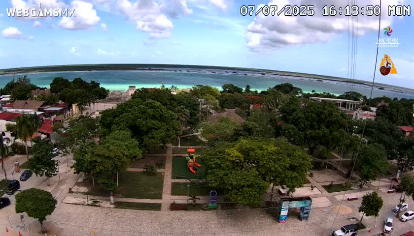Bacalar City Skyline & Bacalar Lake View Live Cam - Bacalar,  Quintana Roo, Mexico 