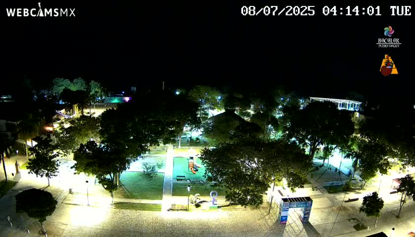 Bacalar City Skyline & Bacalar Lake View Live Cam - Bacalar,  Quintana Roo, Mexico 