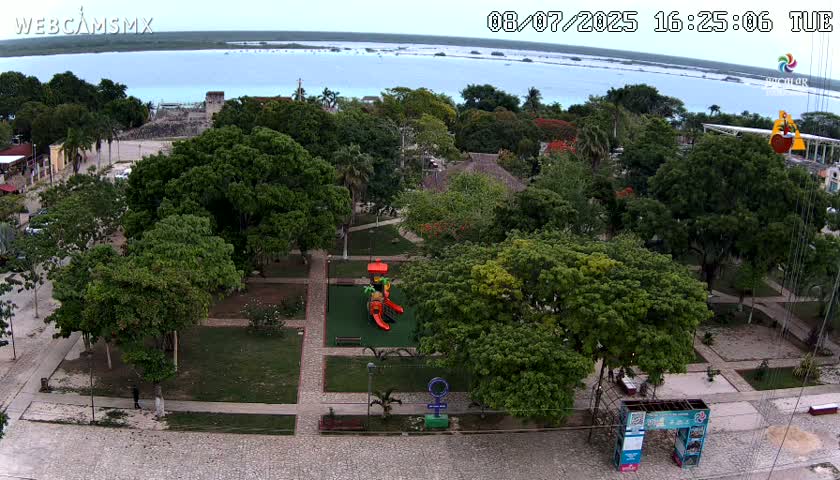 Bacalar City Skyline & Bacalar Lake View Live Cam - Bacalar,  Quintana Roo, Mexico 